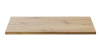 Plan vasque BRAZZA – 80 cm – Chêne clair – Finition artisan – À poser 