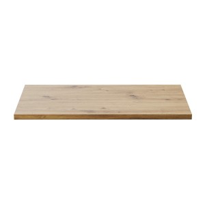 Plan vasque BRAZZA – 80 cm – Chêne clair – Finition artisan – À poser 