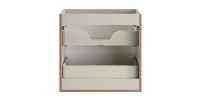 Meuble sous vasque BRAZZA – 2 tiroirs – Coloris marron congo – 60 cm – À suspendre 