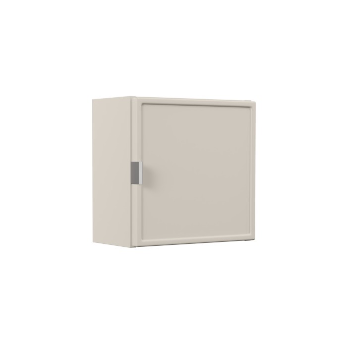 Meuble haut salle de bain BRAZZA – 1 porte – Coloris marron congo – L35 x H35 cm – À suspendre 