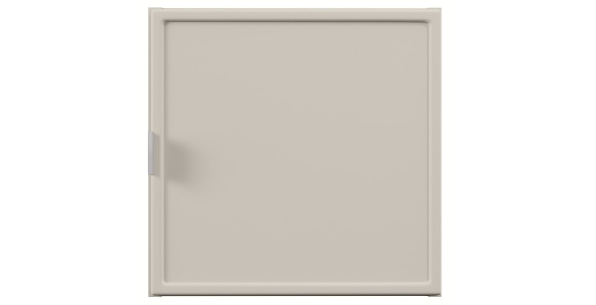 Meuble haut salle de bain BRAZZA – 1 porte – Coloris marron congo – L35 x H35 cm – À suspendre 