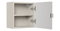 Meuble haut salle de bain BRAZZA – 1 porte – Coloris marron congo – L35 x H35 cm – À suspendre 