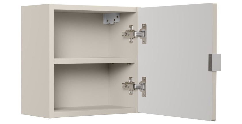 Meuble haut salle de bain BRAZZA – 1 porte – Coloris marron congo – L35 x H35 cm – À suspendre 