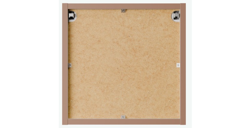 Meuble haut salle de bain BRAZZA – 1 porte – Coloris marron congo – L35 x H35 cm – À suspendre 