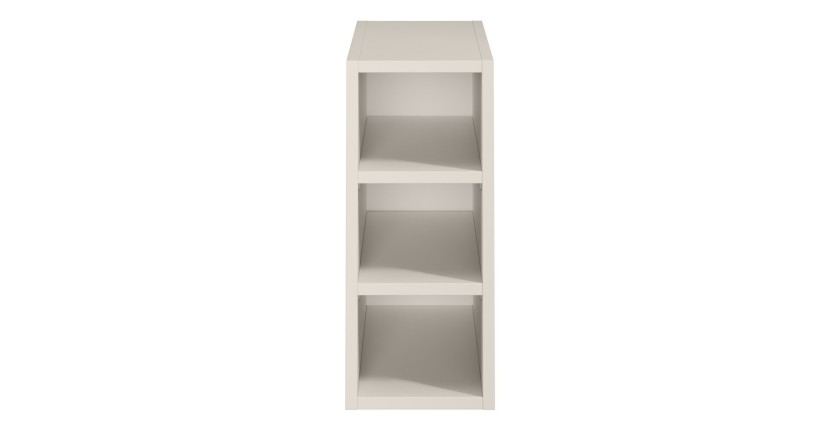Meuble de rangement BRAZZA – Ouvert – Coloris marron congo – L20 x H57 cm – À suspendre 