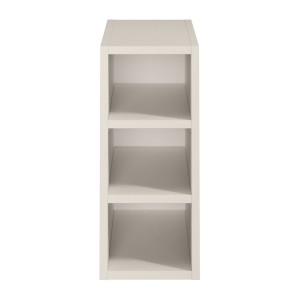 Meuble de rangement BRAZZA – Ouvert – Coloris marron congo – L20 x H57 cm – À suspendre 