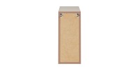 Meuble de rangement BRAZZA – Ouvert – Coloris marron congo – L20 x H57 cm – À suspendre 