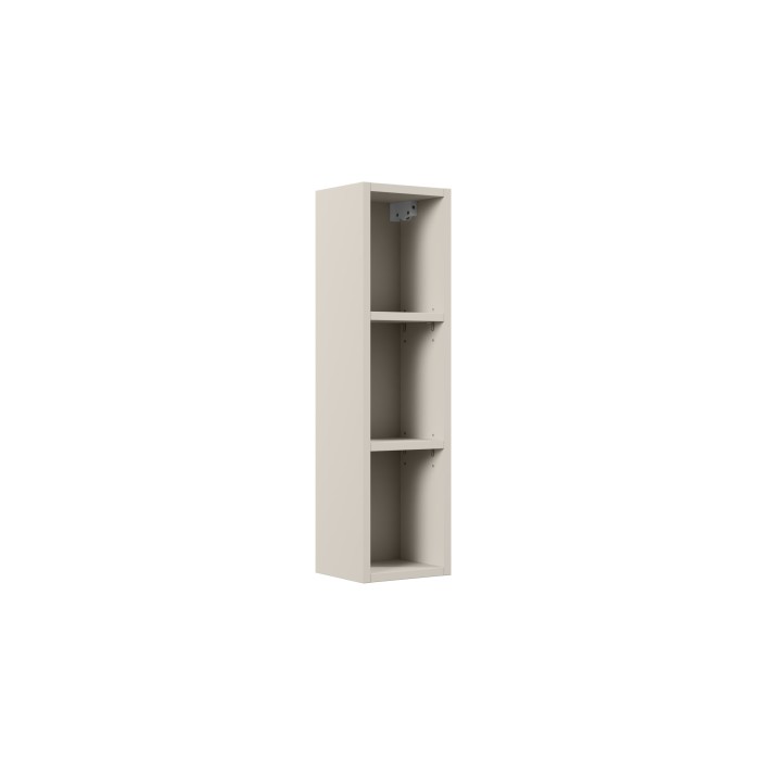 Meuble haut de salle de bain BRAZZA – Coloris marron congo – L20 x H74 cm – À suspendre 