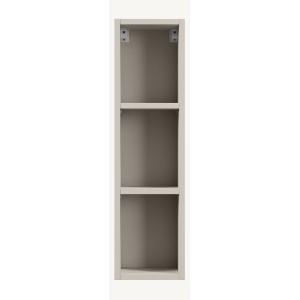 Meuble haut de salle de bain BRAZZA – Coloris marron congo – L20 x H74 cm – À suspendre 