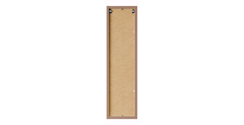 Meuble haut de salle de bain BRAZZA – Coloris marron congo – L20 x H74 cm – À suspendre 