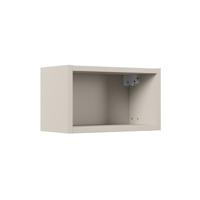 Meuble de rangement BRAZZA – Étagère murale ouverte – Coloris marron congo – 35 cm – À suspendre 