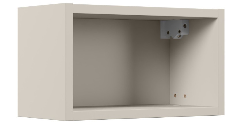 Meuble de rangement BRAZZA – Étagère murale ouverte – Coloris marron congo – 35 cm – À suspendre