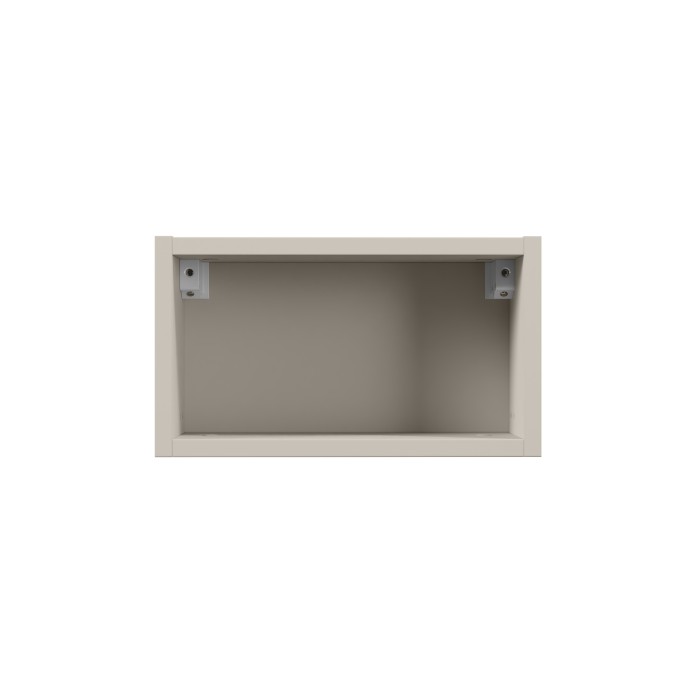 Meuble de rangement BRAZZA – Étagère murale ouverte – Coloris marron congo – 35 cm – À suspendre 
