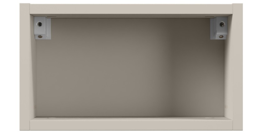 Meuble de rangement BRAZZA – Étagère murale ouverte – Coloris marron congo – 35 cm – À suspendre