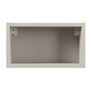 Meuble de rangement BRAZZA – Étagère murale ouverte – Coloris marron congo – 35 cm – À suspendre 