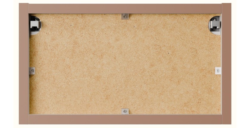 Meuble de rangement BRAZZA – Étagère murale ouverte – Coloris marron congo – 35 cm – À suspendre