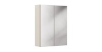 Meuble haut miroir BRAZZA – 2 portes – Coloris marron congo – L60 x H75 cm – À suspendre 