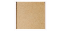 Meuble haut miroir BRAZZA – 2 portes – Coloris marron congo – L80 x H75 cm – À suspendre 
