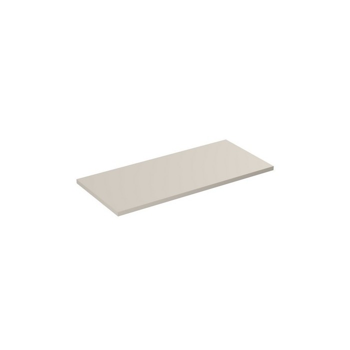 Plan vasque BRAZZA – 100 cm – Coloris marron congo – MDF & PVC – À poser 