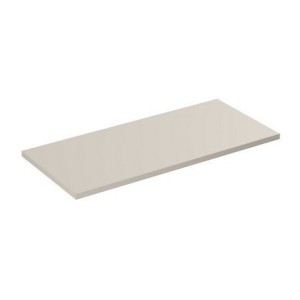 Plan vasque BRAZZA – 100 cm – Coloris marron congo – MDF & PVC – À poser 