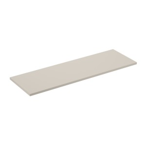 Plan vasque BRAZZA – 140 cm – Coloris marron congo – MDF & PVC – À poser 