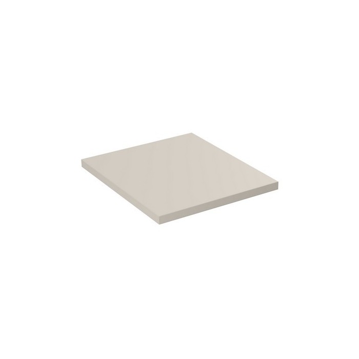 Plan vasque BRAZZA – 40 cm – Coloris marron congo – MDF & PVC – À poser 
