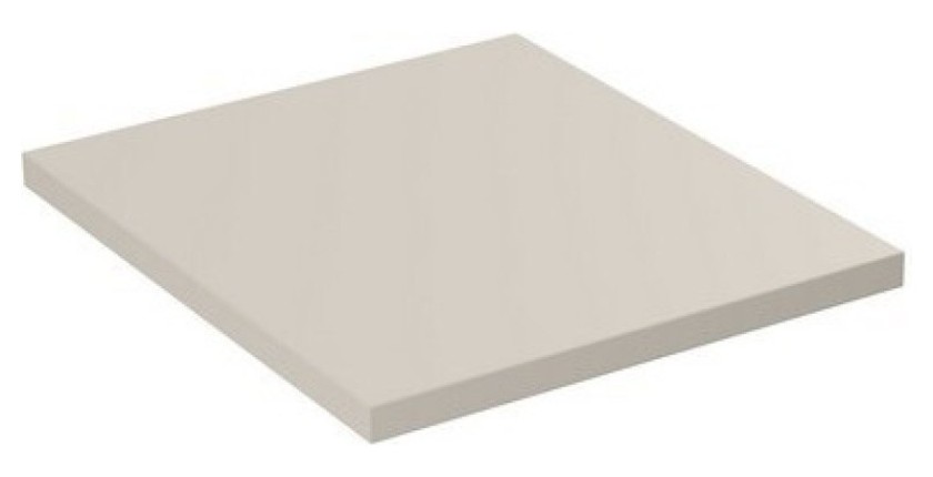 Plan vasque BRAZZA – 40 cm – Coloris marron congo – MDF & PVC – À poser 