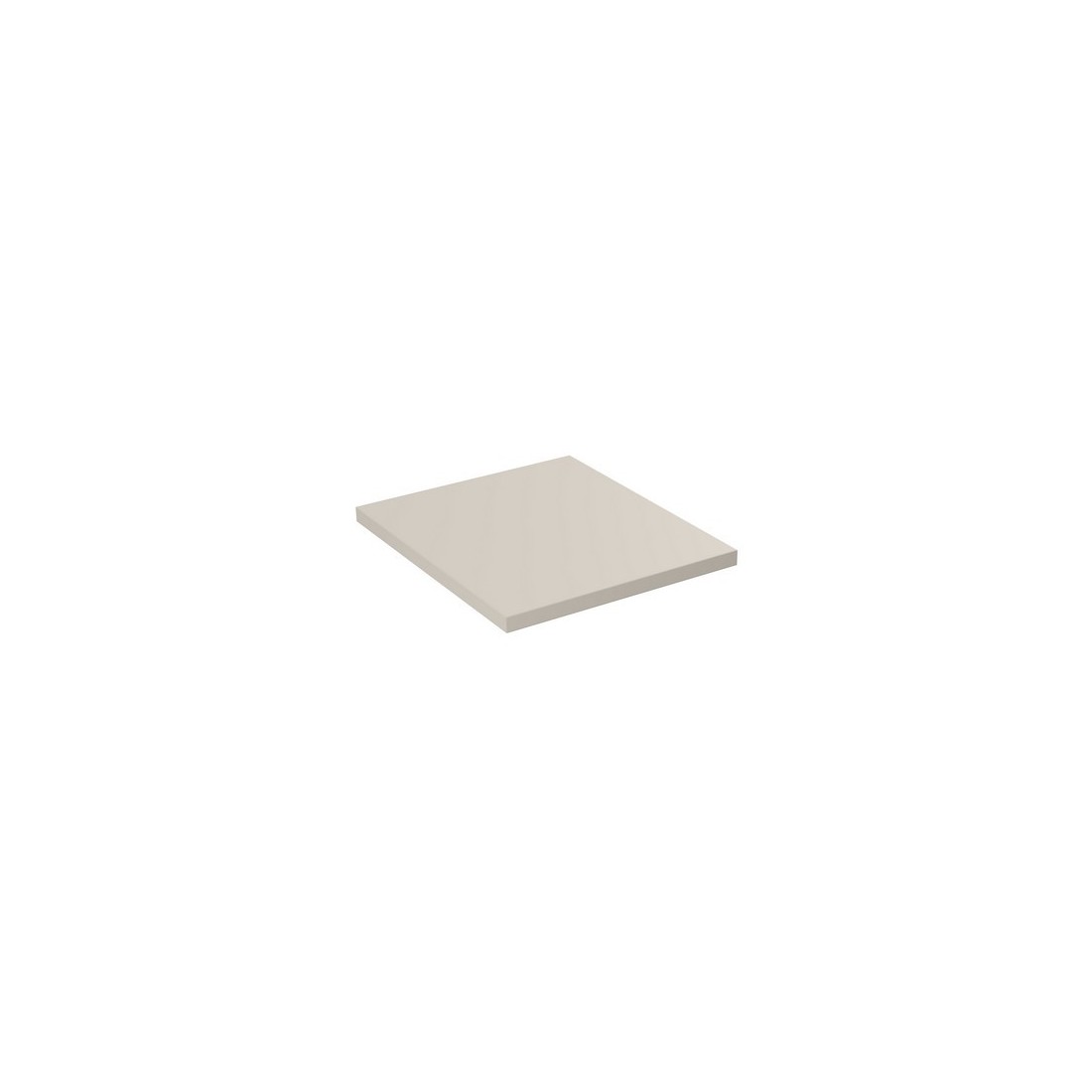 Plan vasque BRAZZA – 40 cm – Coloris marron congo – MDF & PVC – À poser 