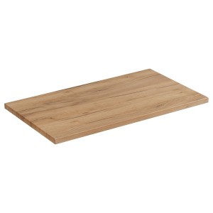 Plan vasque NALYA 61 cm – Chêne clair – Plateau supérieur pour meuble suspendu 