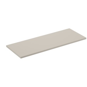 Plan vasque BELLA 120 cm – Coloris marron congo – Finition mate pour meuble suspendu 