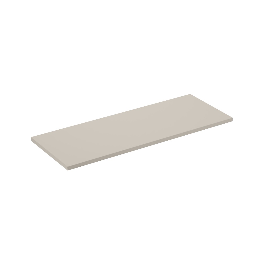 Plan vasque BELLA 120 cm – Coloris marron congo – Finition mate pour meuble suspendu 