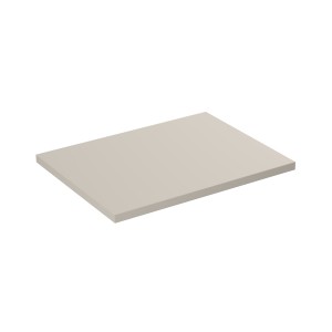 Plan vasque BELLA 60 cm – Coloris marron congo – Finition mate pour meuble suspendu 