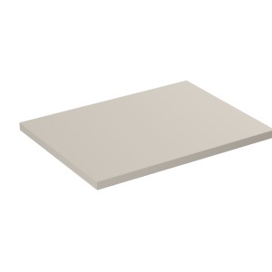 Plan vasque BELLA 60 cm – Coloris marron congo – Finition mate pour meuble suspendu 