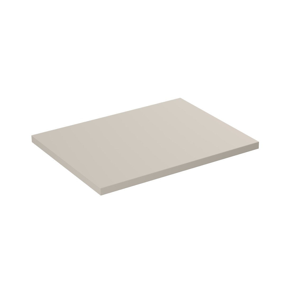 Plan vasque BELLA 60 cm – Coloris marron congo – Finition mate pour meuble suspendu 