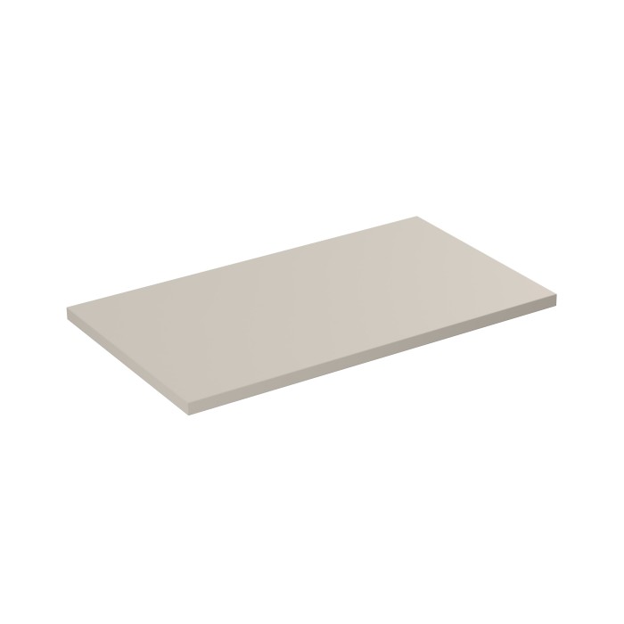 Plan vasque BELLA 80 cm – Coloris marron congo – Finition mate pour meuble suspendu 
