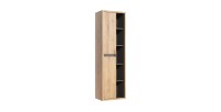 Colonne salle de bain MATT 170 cm – Chêne clair et gris anthracite – Design suspendu moderne 