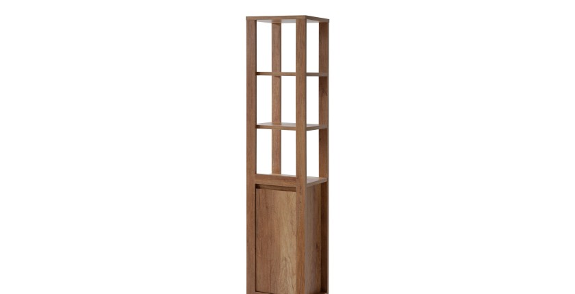 Colonne salle de bain KALUNA 186 cm – Coloris bois de noyer – colonne à poser