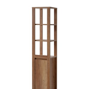 Colonne salle de bain KALUNA 186 cm – Coloris bois de noyer – colonne à poser