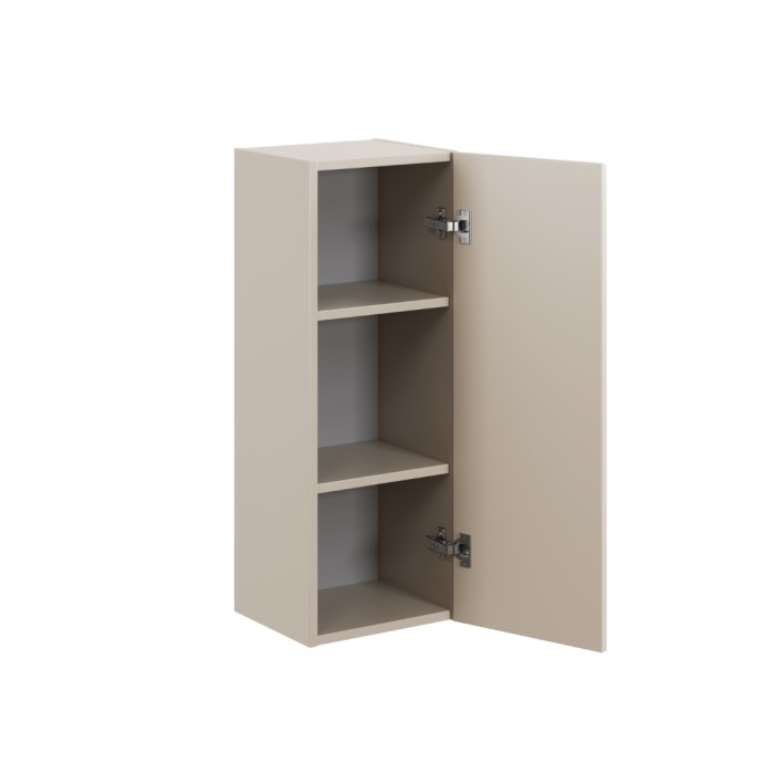 Meuble de rangement BELLA 80 cm de haut – Coloris marron congo – Élément mural suspendu