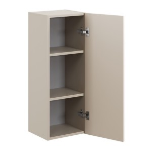 Meuble de rangement BELLA 80 cm de haut – Coloris marron congo – Élément mural suspendu