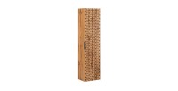 Colonne salle de bain DIAMEN 140 cm – Coloris chêne wotan – Meuble suspendu compact 