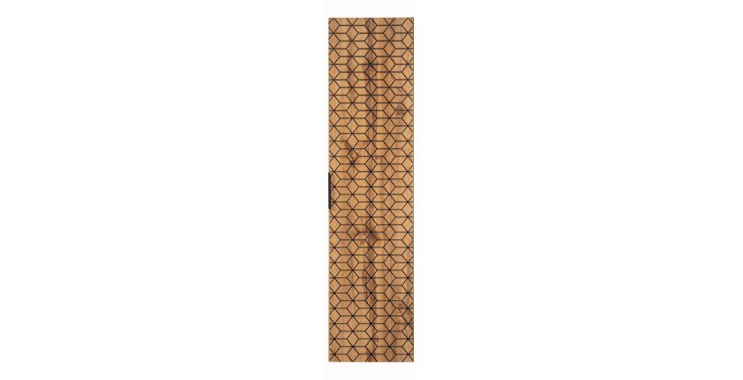 Colonne salle de bain DIAMEN 140 cm – Coloris chêne wotan – Meuble suspendu compact 