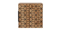 Meuble de rangement DIAMEN 31 cm – Coloris chêne wotan – Style design 