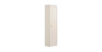 Colonne TORNADO 140 cm – Finition sable – 1 porte, 4 étagères, style contemporain 