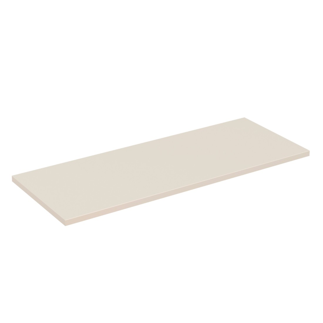 Plan vasque TORNADO 120 cm – Finition sable – MDF & PVC – Pour meuble sous vasque 