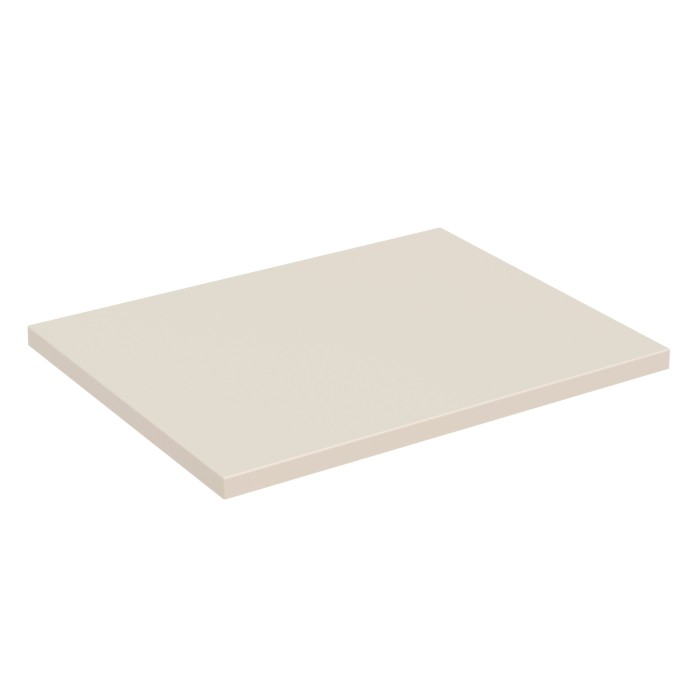 Plan vasque TORNADO 60 cm – Finition sable – MDF & PVC – Pour meuble sous vasque 