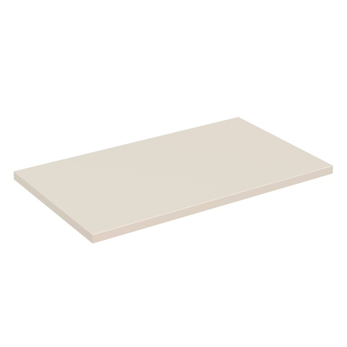 Plan vasque TORNADO 80 cm – Finition sable – MDF & PVC – Pour meuble sous vasque 