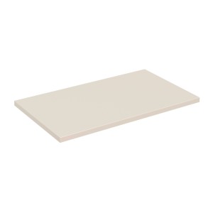 Plan vasque TORNADO 80 cm – Finition sable – MDF & PVC – Pour meuble sous vasque 