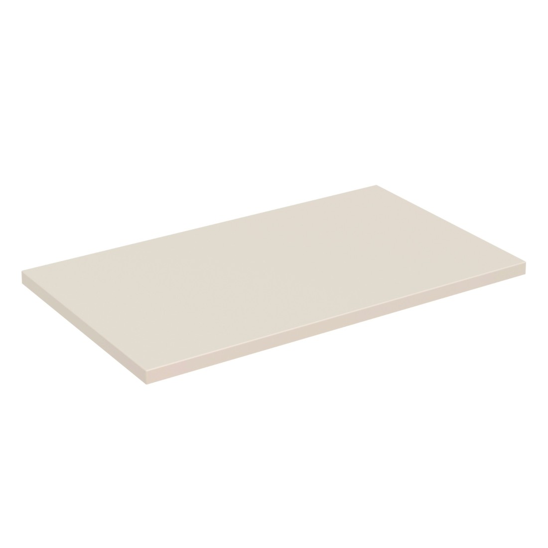 Plan vasque TORNADO 80 cm – Finition sable – MDF & PVC – Pour meuble sous vasque 