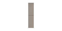 Colonne ICON 160 cm – Finition marron congo – 2 portes – Meuble de salle de bain suspendu 